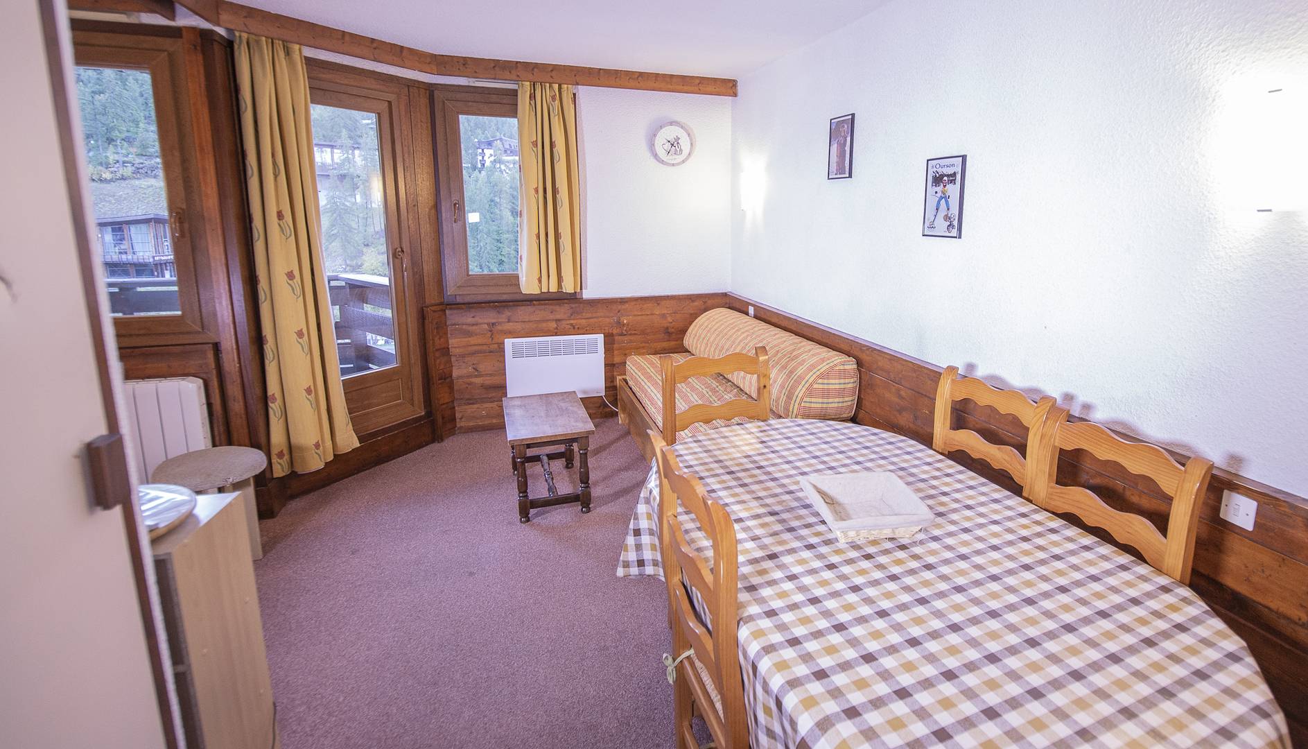 Studio 6 personen - Appartement Le Belvédère B1008 - Les Orres