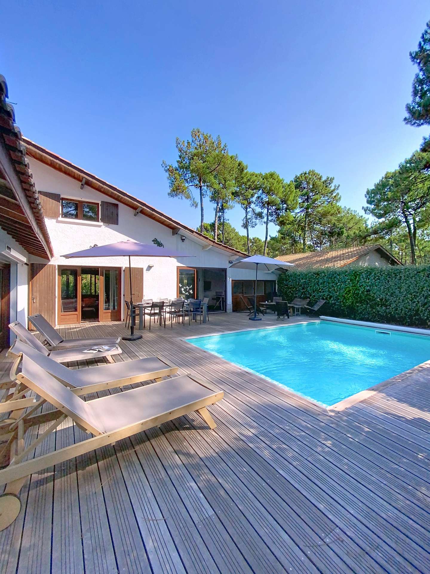 Terrasse et piscine