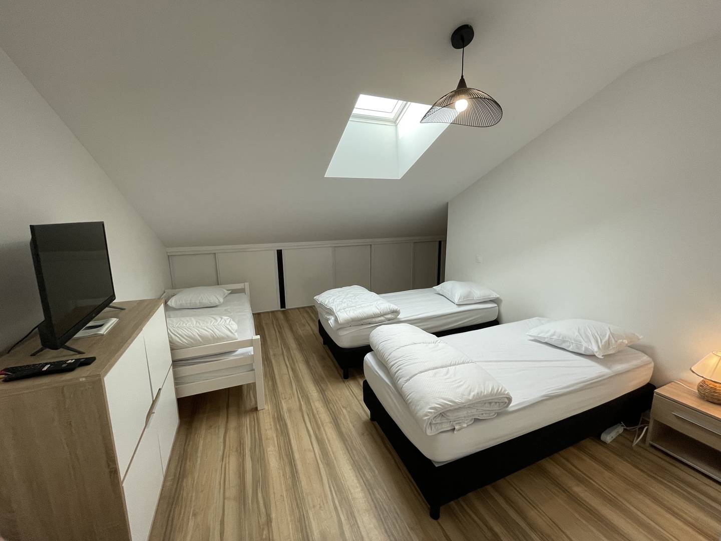 Chambre lits simples
