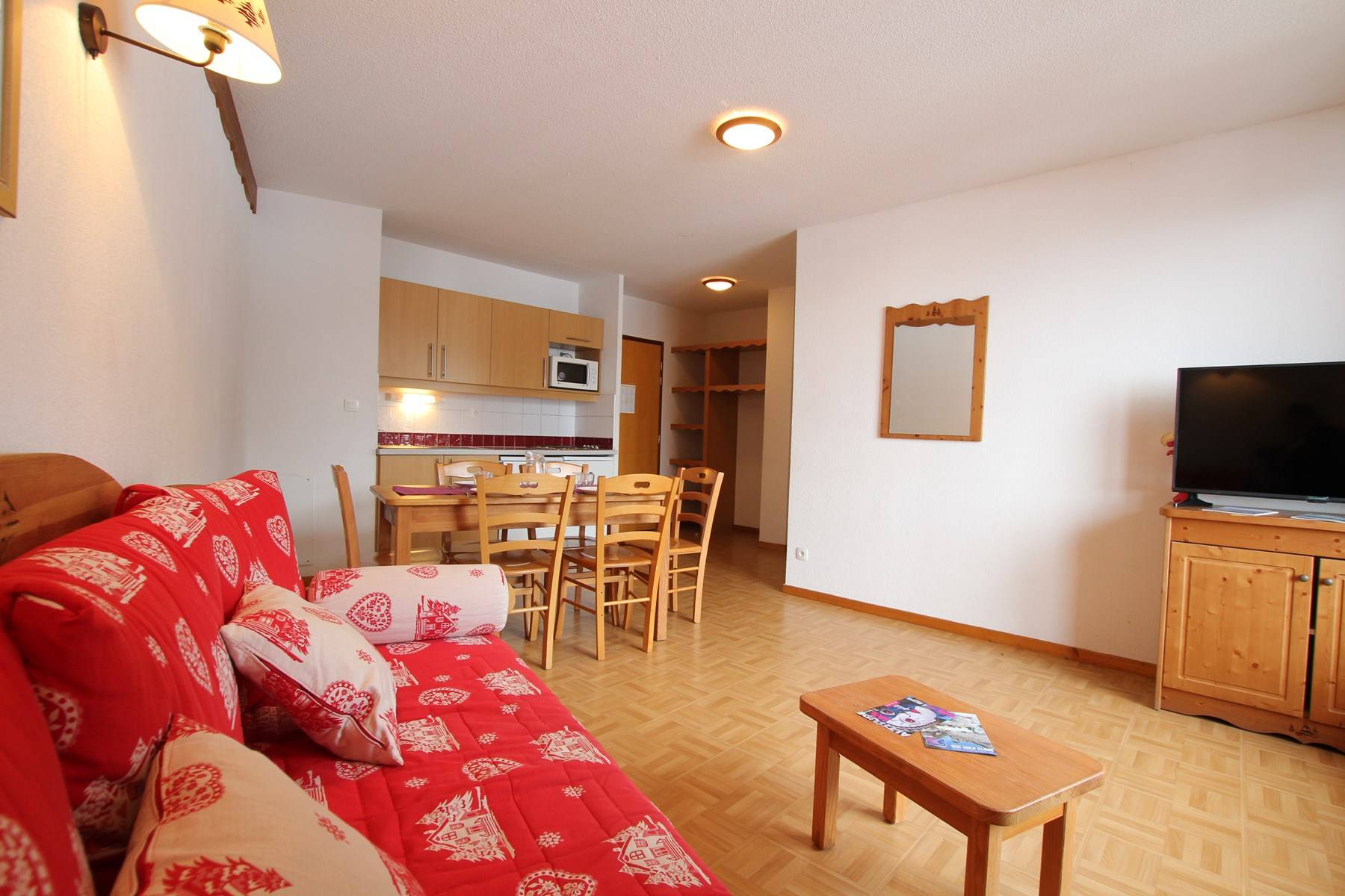 Appartement 2 pièces cabine 6 personnes - Appartement Les Gentianes Abcd PSV520-C45 - Puy Saint Vincent