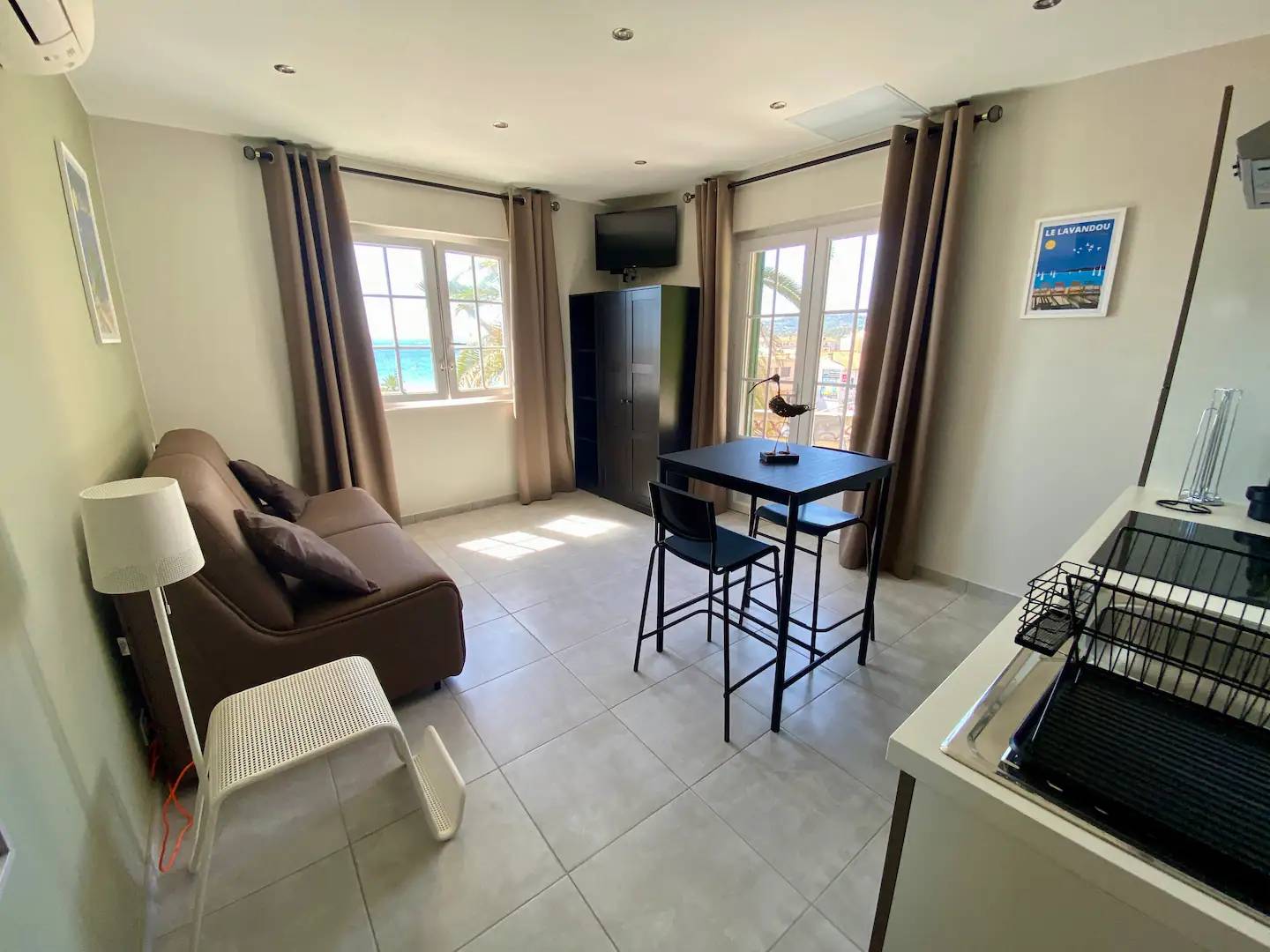 "Le Palmier" - Vue Mer - Climatisé - Plein Centre