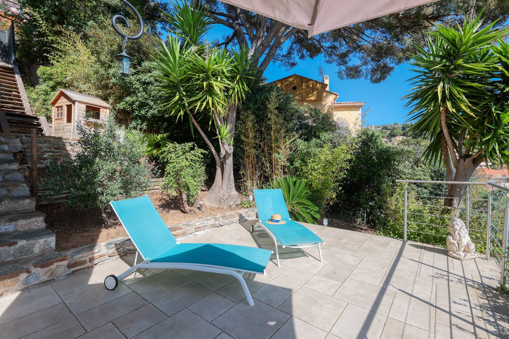 VILLA Le Lavandou - Pleine vue mer, port et îles - Tout à pieds - Clim