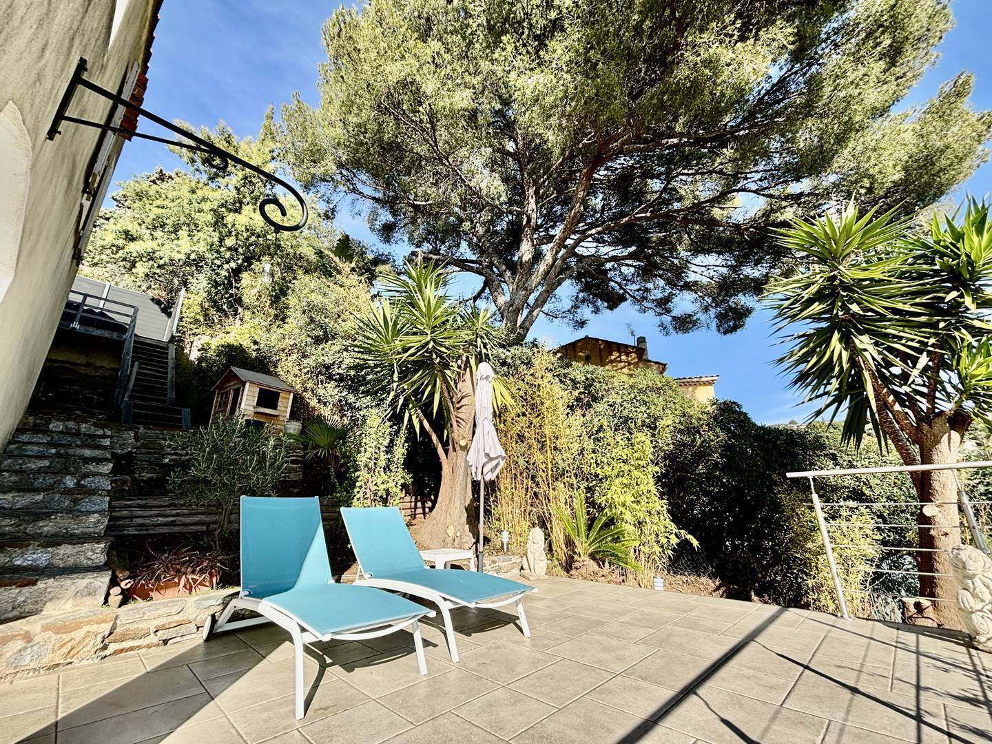 VILLA Le Lavandou - Pleine vue mer, port et îles - Tout à pieds - Clim