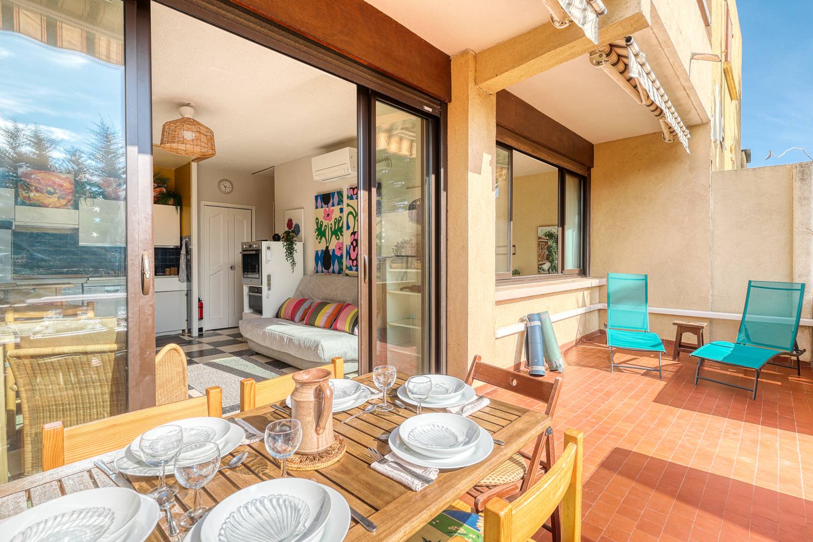 'Le Rosier" - T3 Climatisé - Parking - Plage à pieds