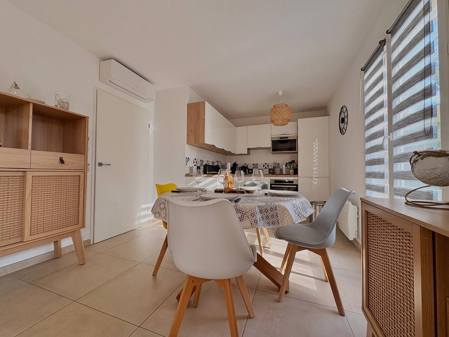 T3 climatisé en rez-de-jardin -  résidence sécurisée -  piscine