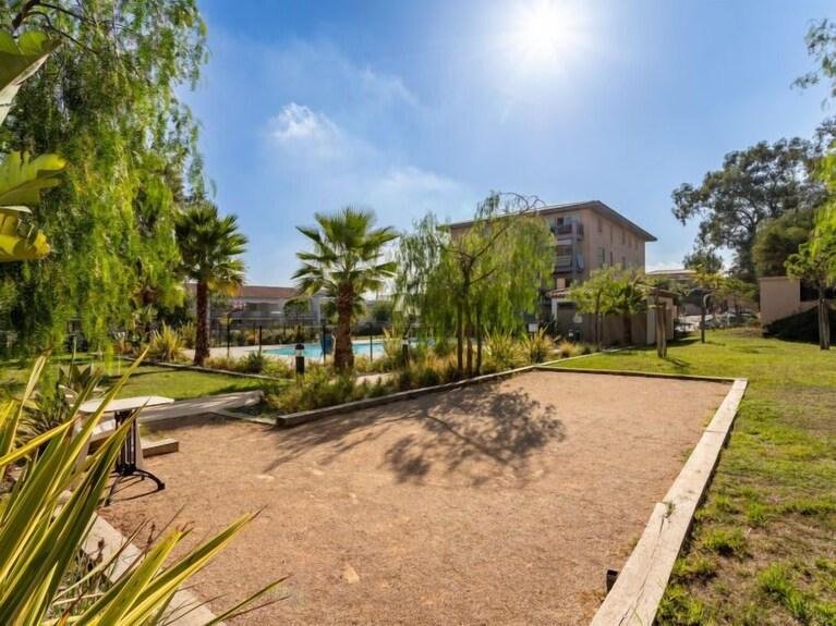 T3 climatisé en rez-de-jardin -  résidence sécurisée -  piscine