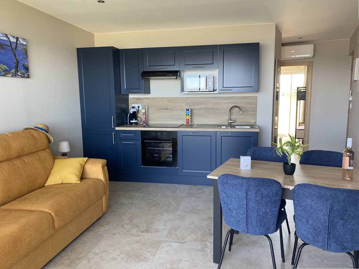 Le Bleu à perte de vue – T3 avec Terrasse & Plage directe