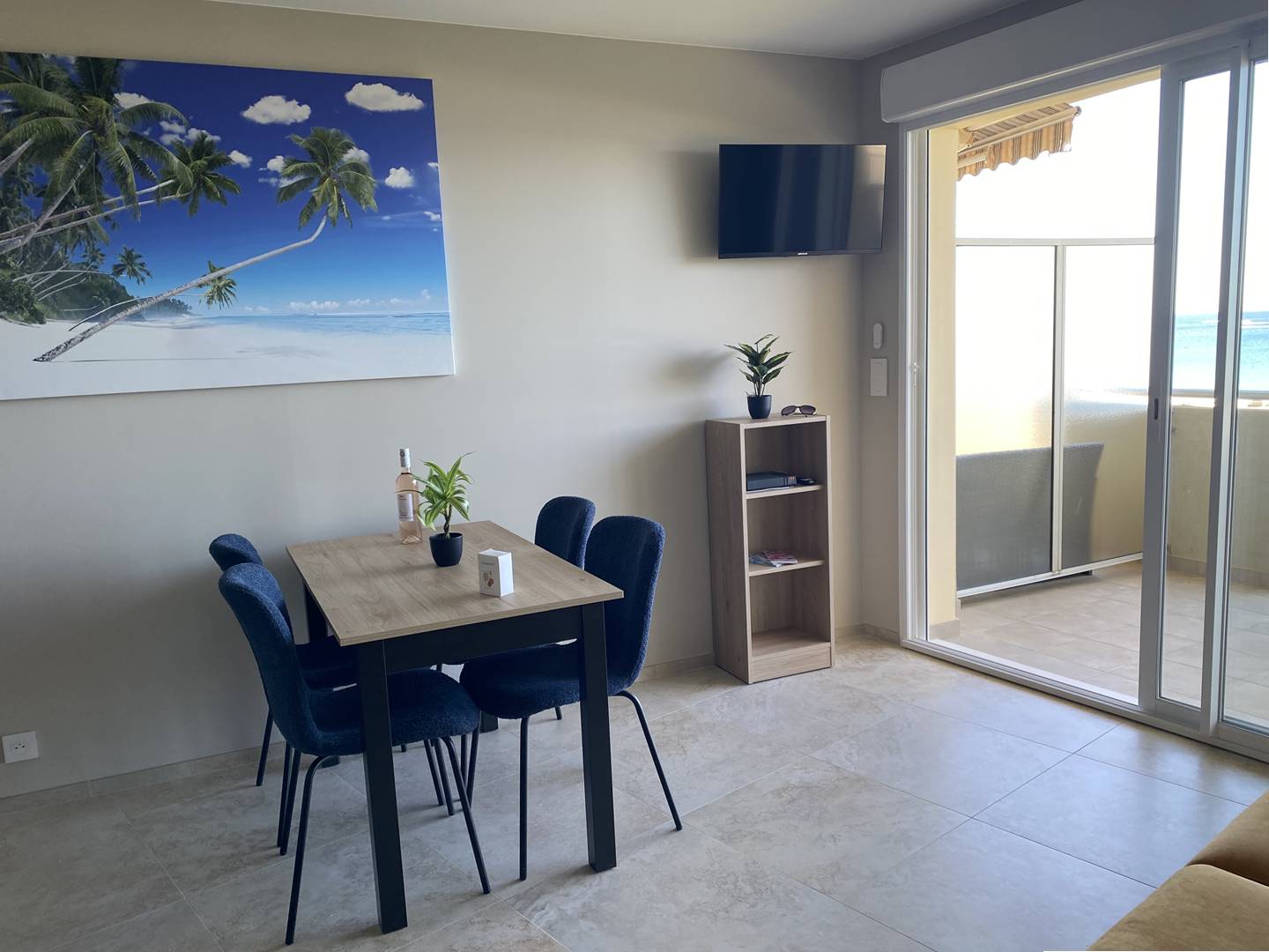 Le Bleu à perte de vue – T3 avec Terrasse & Plage directe