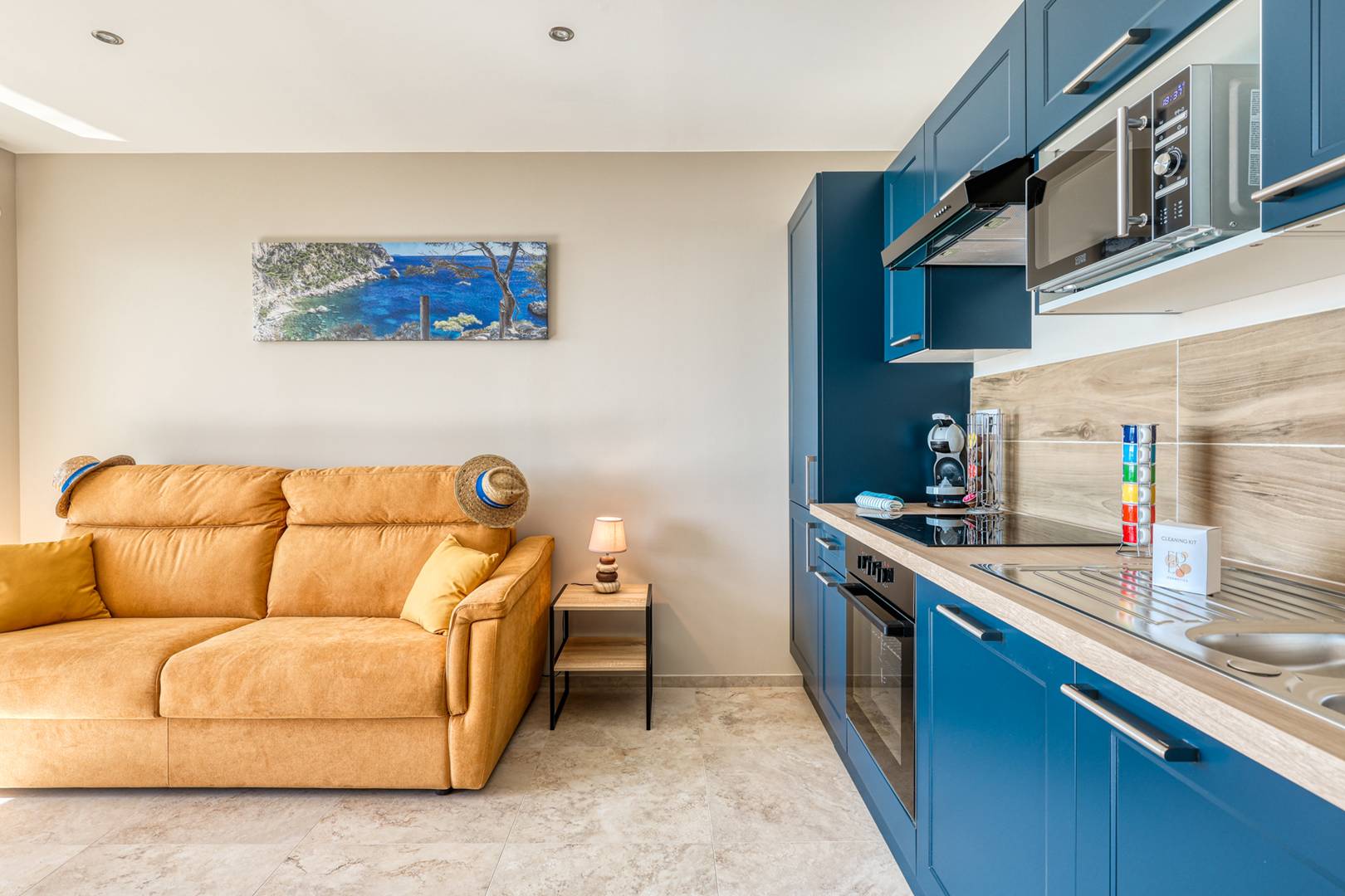 Le Bleu à perte de vue – T3 avec Terrasse & Plage directe