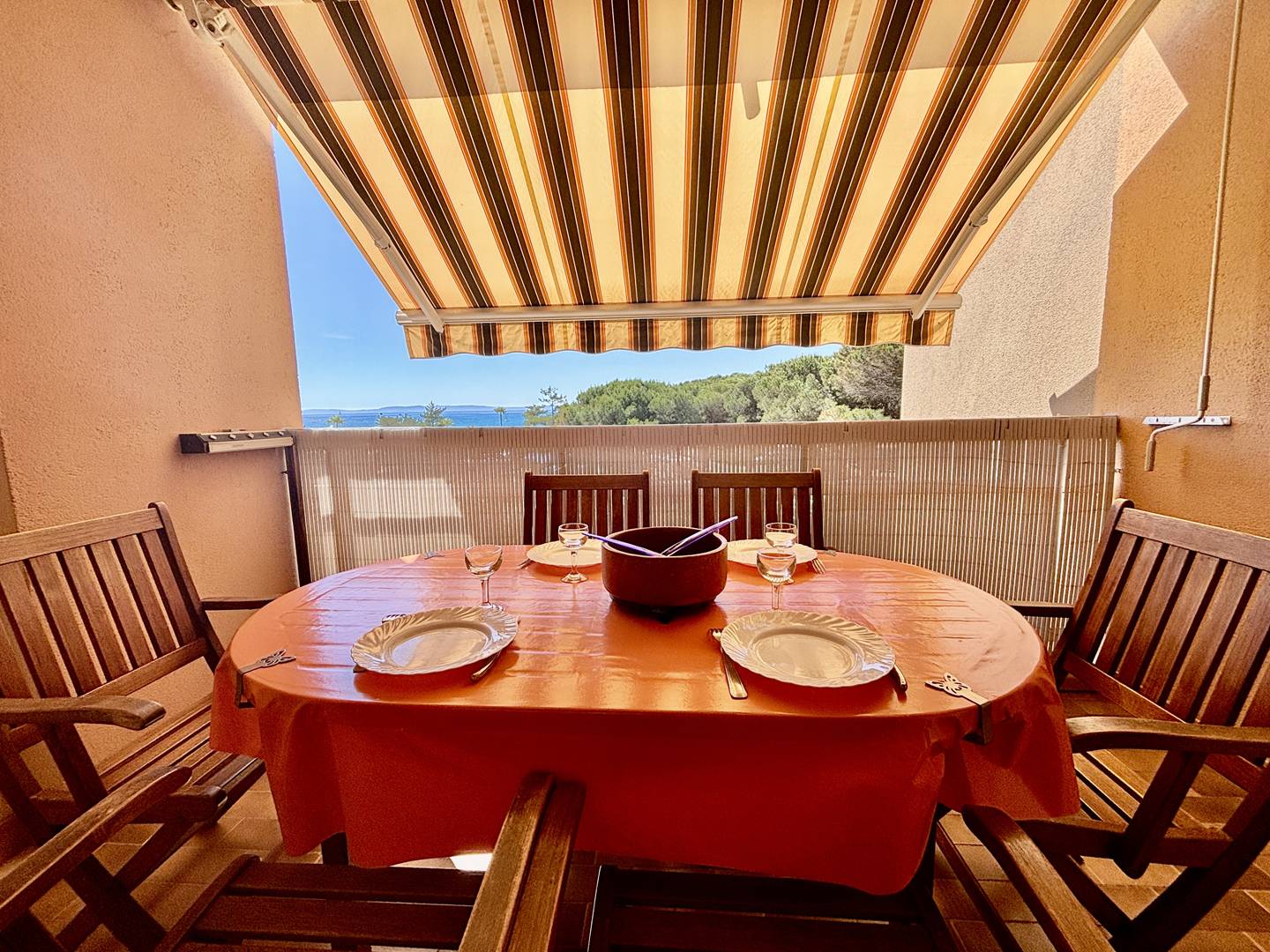 Appartement vue mer - Piscine - Tout à pieds