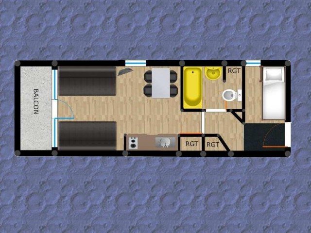 Studio pour 4 personnes de 24m² - ref LC-BIL201 - 13