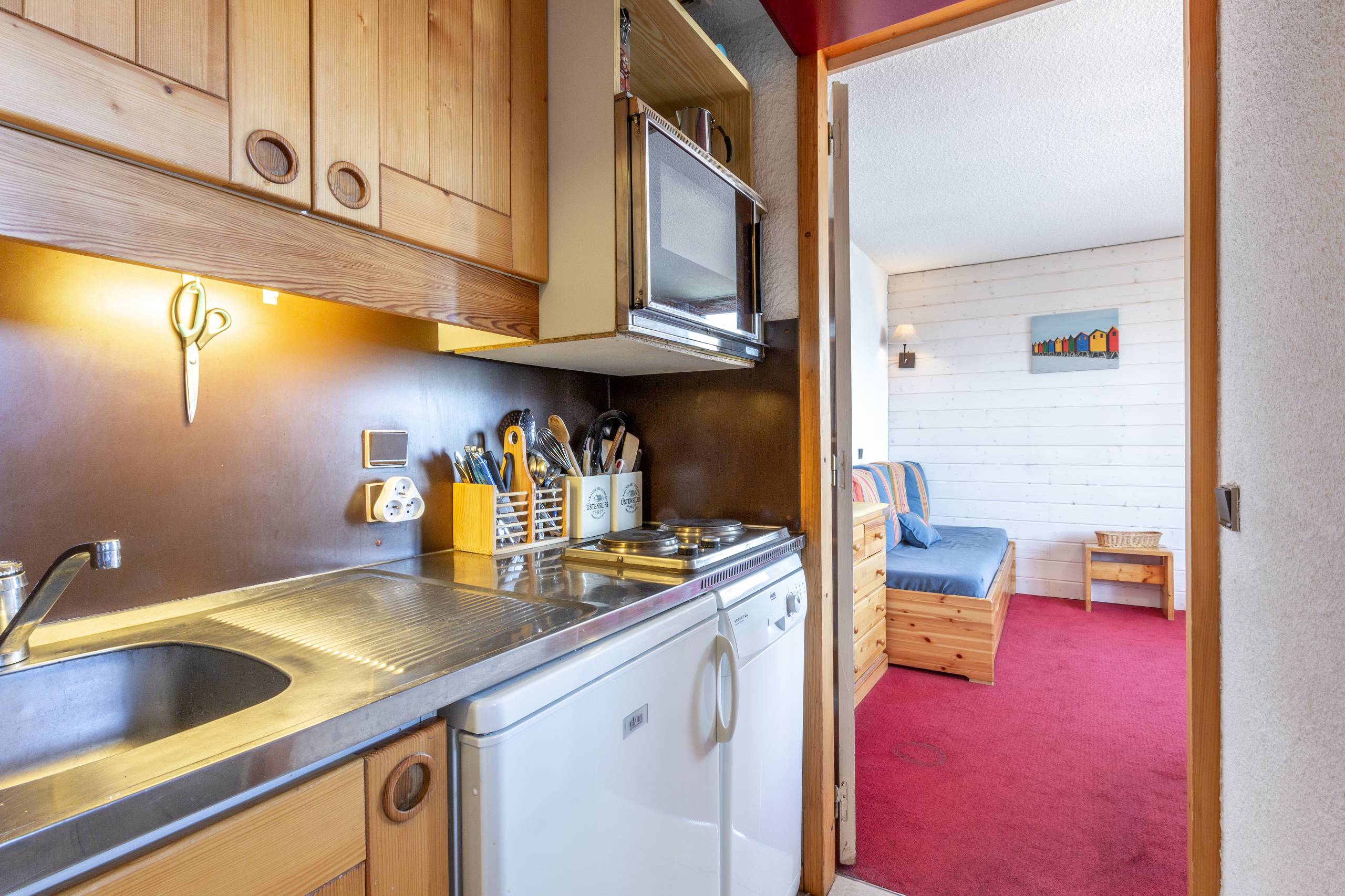 Studio cabine pour 3 personnes de 22m² - ref LC-BSL018 - 2