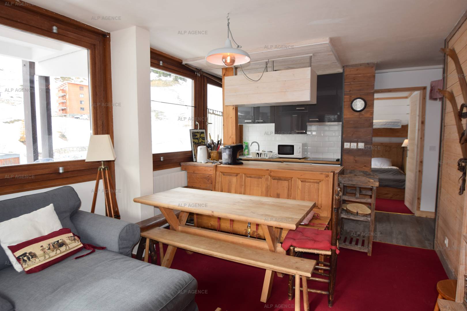 3 Rooms Apt 6 people - ACONCAGUA - PLAGNE CENTRE -WIFI - ref 504AC - 6