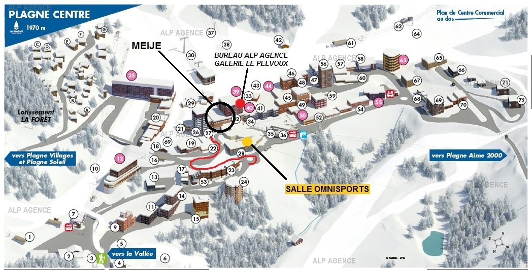 2 Room Apt 6 people - LA MEIJE - PLAGNE CENTRE - ref 062ME - 17