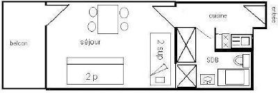 Studio 3/4 pers - LE FRANCE - 722FR - PLAGNE CENTRE - ref 722FR - 2