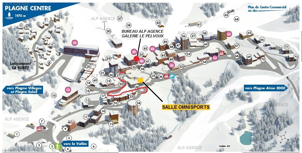 Studio + cabin 4/5 people - LE PELVOUX - 112PE- PLAGNE CENTRE - ref 112PE - 11