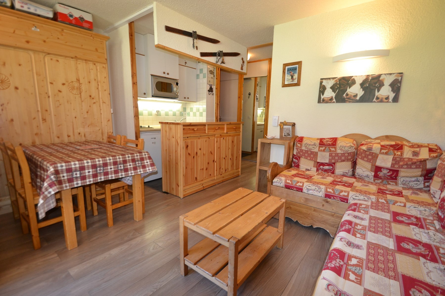 2 Pièces 4/5 pers - LES SOLDANELLES - PLAGNE VILLAGES - ref 38SOL - 3