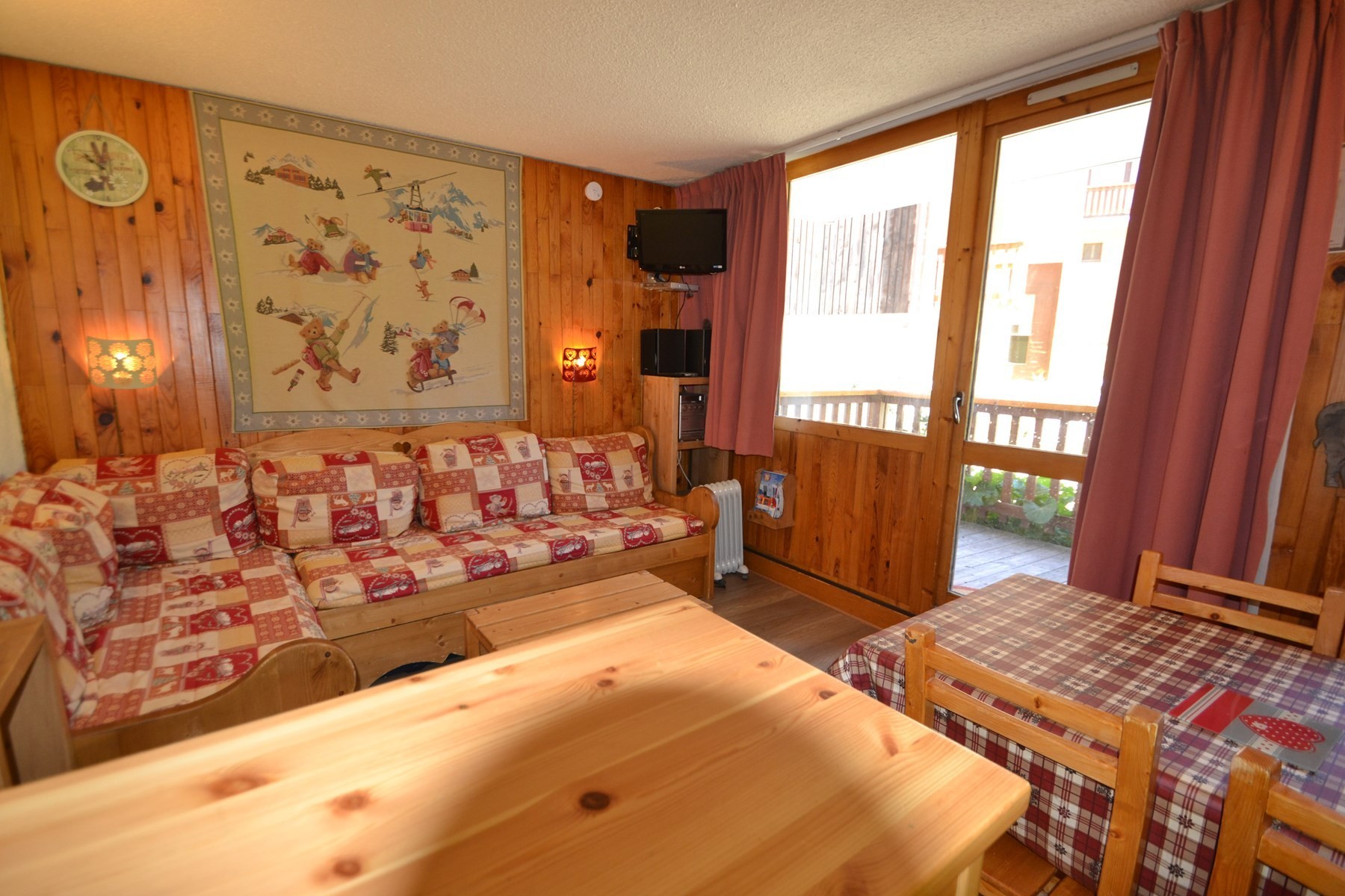 2 Pièces 4/5 pers - LES SOLDANELLES - PLAGNE VILLAGES - ref 38SOL - 4