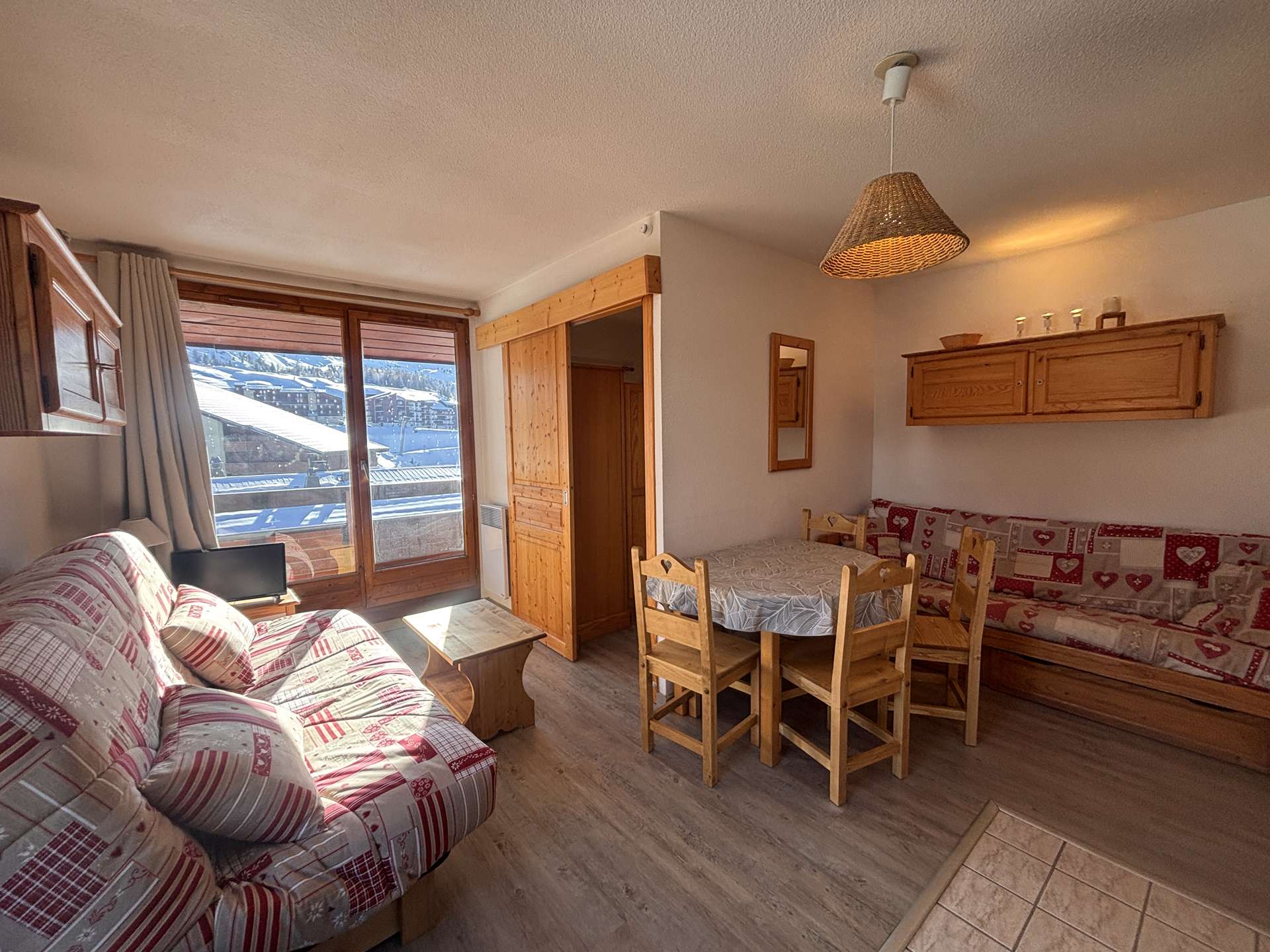 2 Pièces 4/5 pers - LES DRUS - 409DR - PLAGNE SOLEIL - ref 409DR - 2