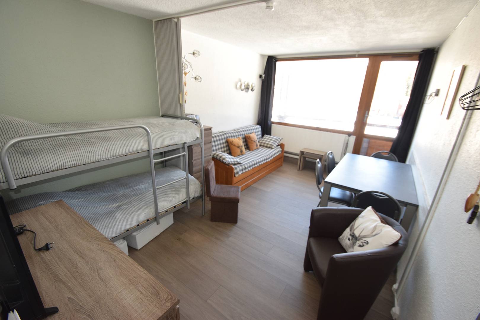 Studio divisible 4 pers - LE PLEIN SUD- PLAGNE CENTRE - ref 027PL - 3