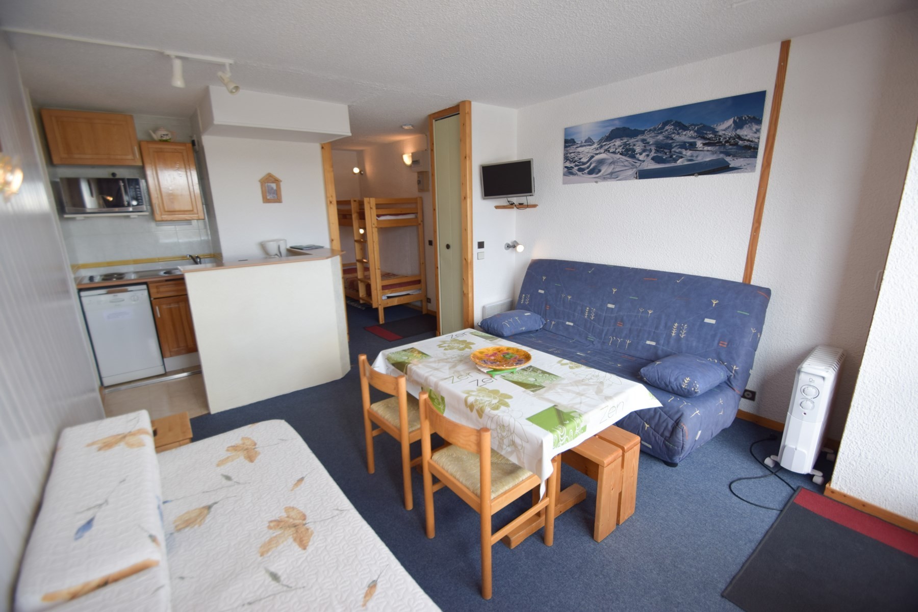 Studio cabin 3/4 people - LE SQUAW VALLEY - Plagne Villages - ref 014SQ - 1