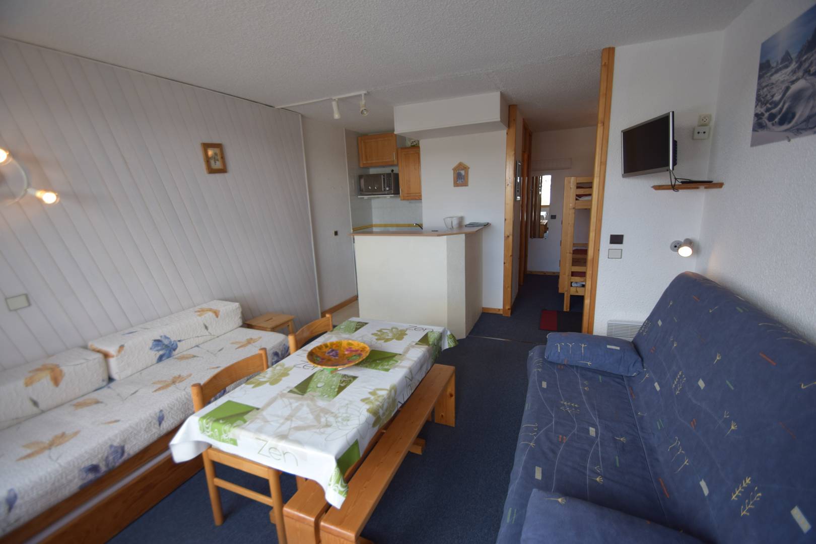 Studio cabin 3/4 people - LE SQUAW VALLEY - Plagne Villages - ref 014SQ - 9