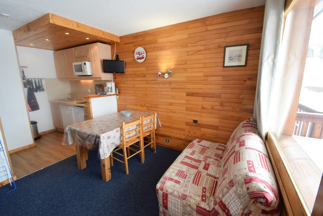 Studio divisible 4/5 pers - LE BELVEDERE - PLAGNE VILLAGES - ref 026BE - 1