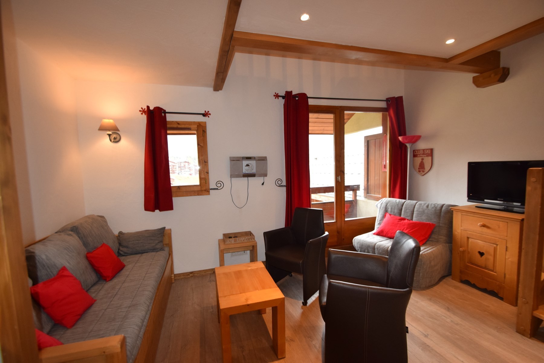 3 Pièces 6 pers Duplex - WIFI- LE CERVIN - PLAGNE SOLEIL - ref 611CE - 1