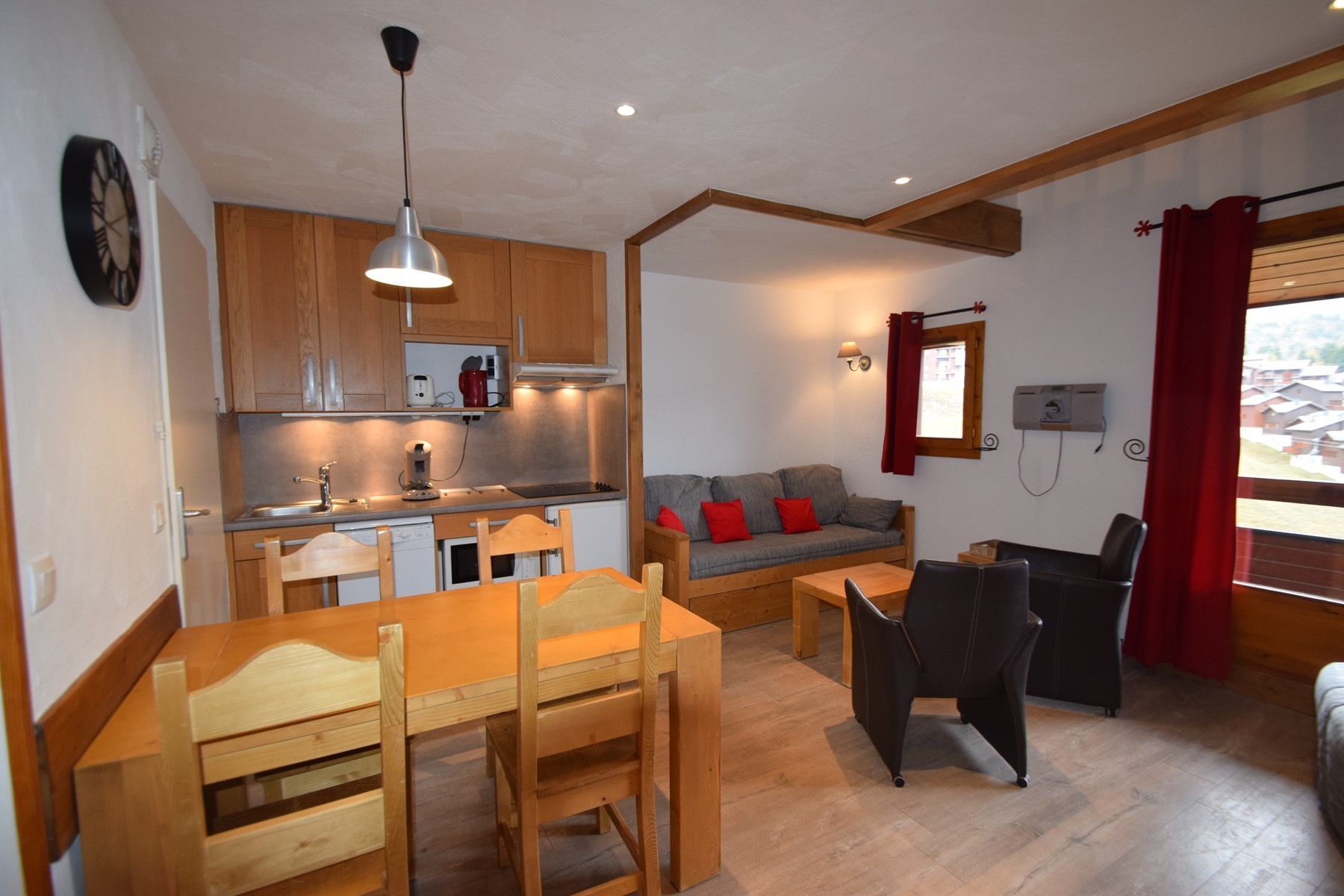 3 Pièces 6 pers Duplex - WIFI- LE CERVIN - PLAGNE SOLEIL - ref 611CE - 8
