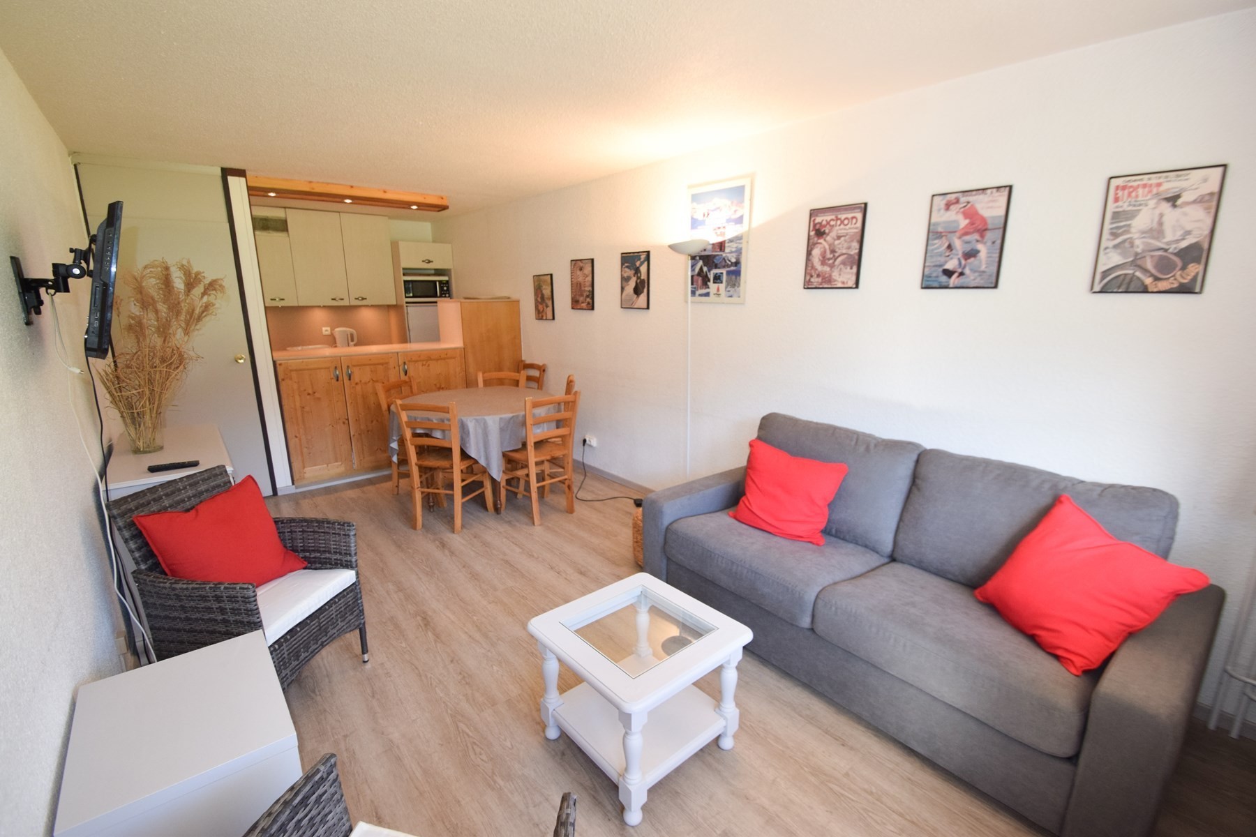 2 Pièces + cabine 6 pers - LE FRANCE - PLAGNE CENTRE - ref 830FR - 4