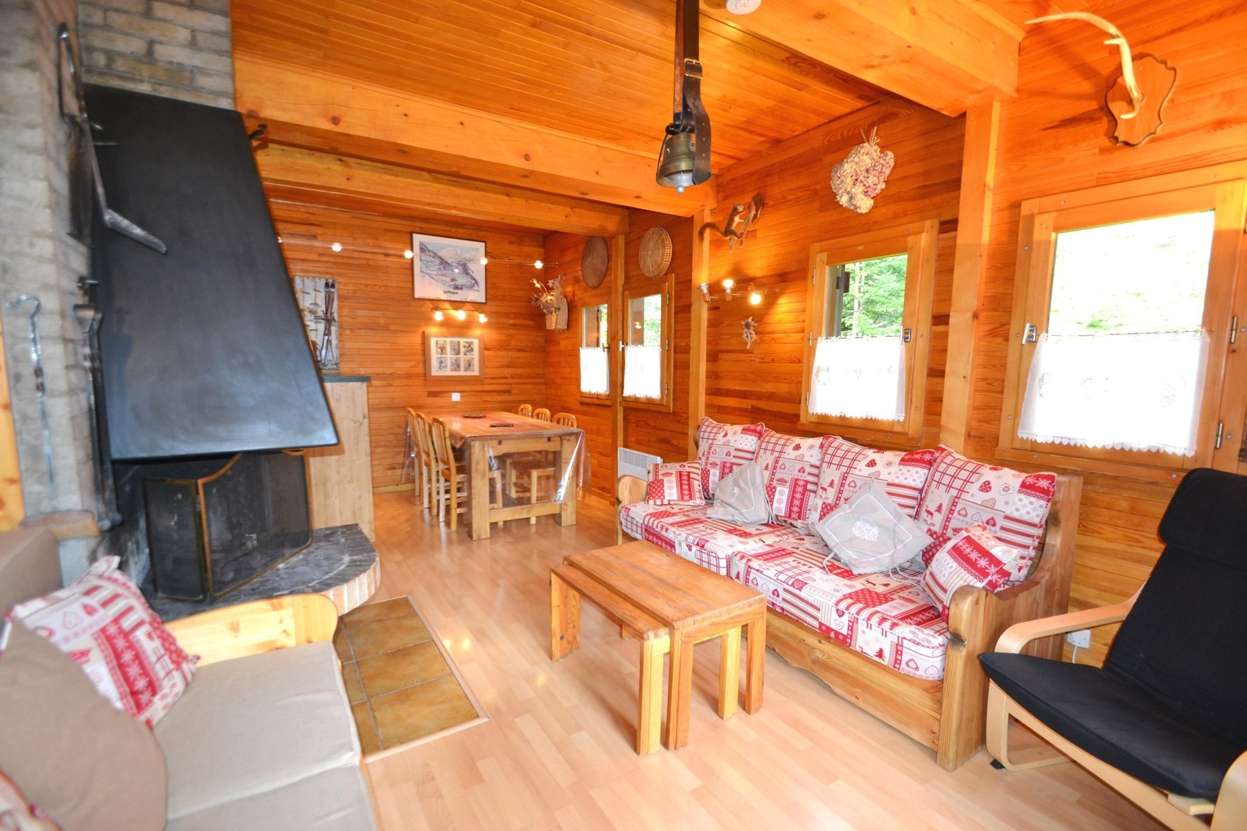 Chalet La Carbet 10 pers - WIFI- PLAGNE CENTRE - ref CTCAR - 1