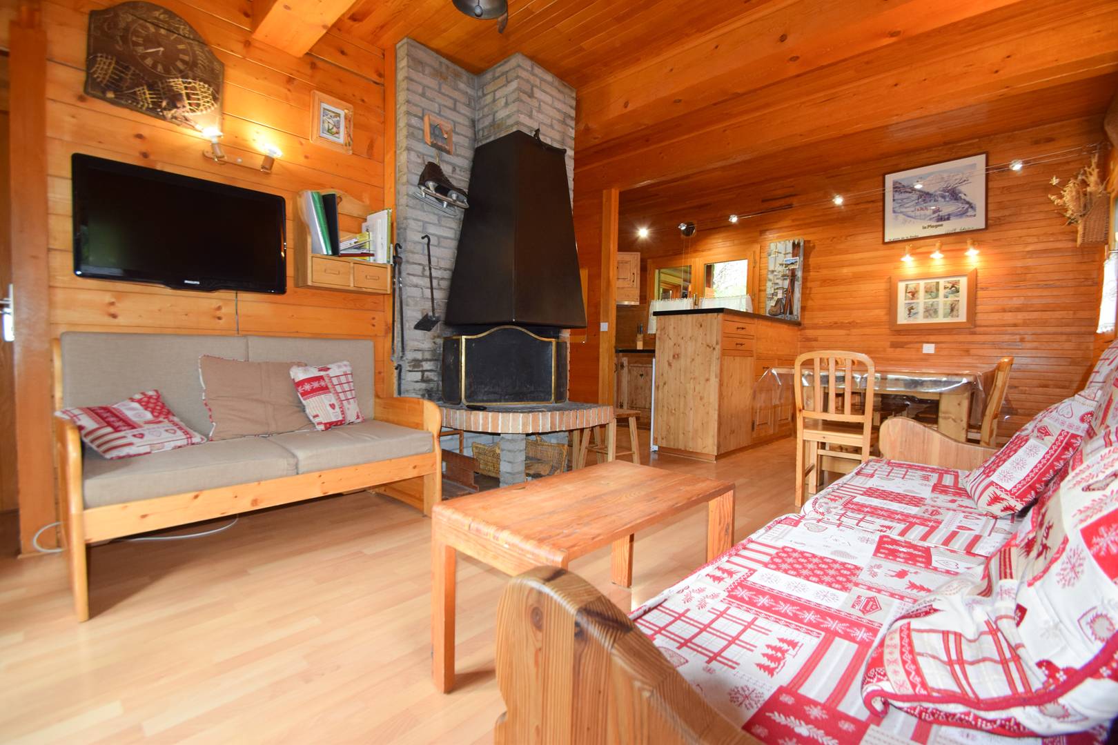 Chalet La Carbet 10 pers - WIFI- PLAGNE CENTRE - ref CTCAR - 2