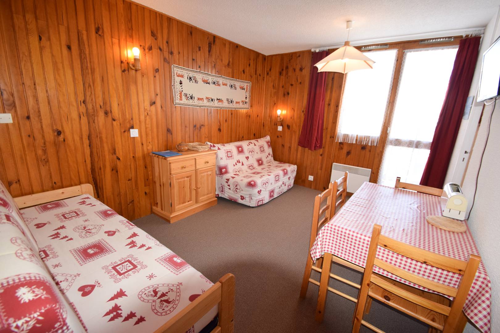 Studio 3 pers LES HAMEAUX I - PLAGNE VILLAGES - ref 234H1 - 1