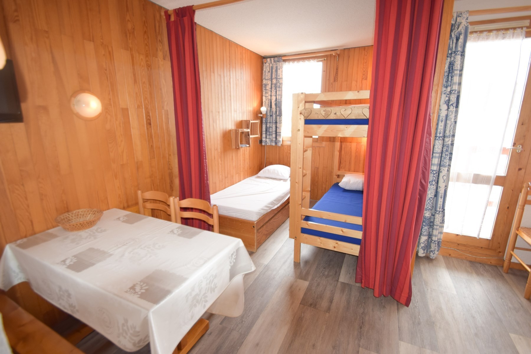 Studio divisible 4/5 pers - LE SAPPORO - PLAGNE VILLAGES - ref A3SA - 4