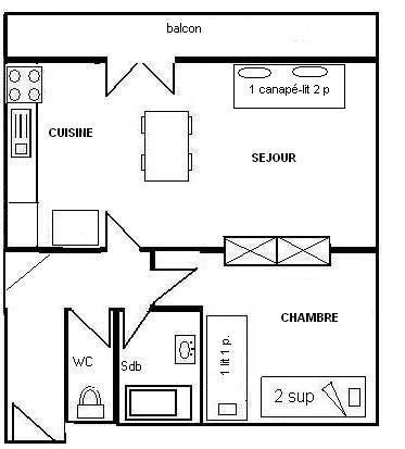 2 room Apartment - EVEREST RESIDENCE - 121EV -Plagne Centre - ref 121EV - 14