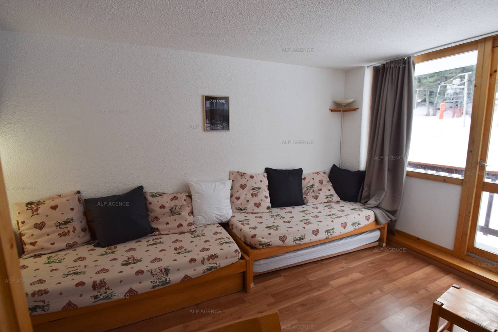 Studio divisible 4 pers - LES SOLDANELLES - PLAGNE VILLAGES - ref 07SOL - 3