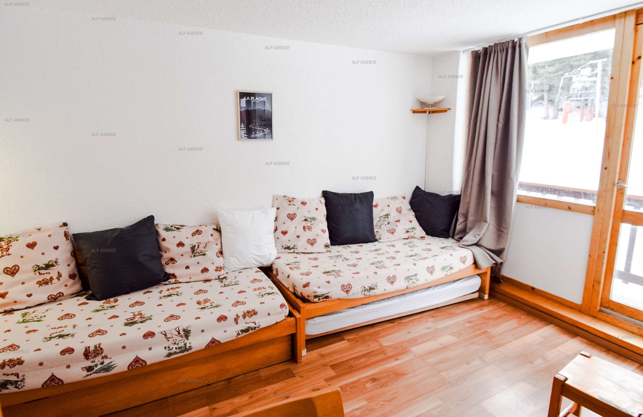 Studio divisible 4 pers - LES SOLDANELLES - 07SOL-PLAGNE VILLAGES - ref 07SOL - 3
