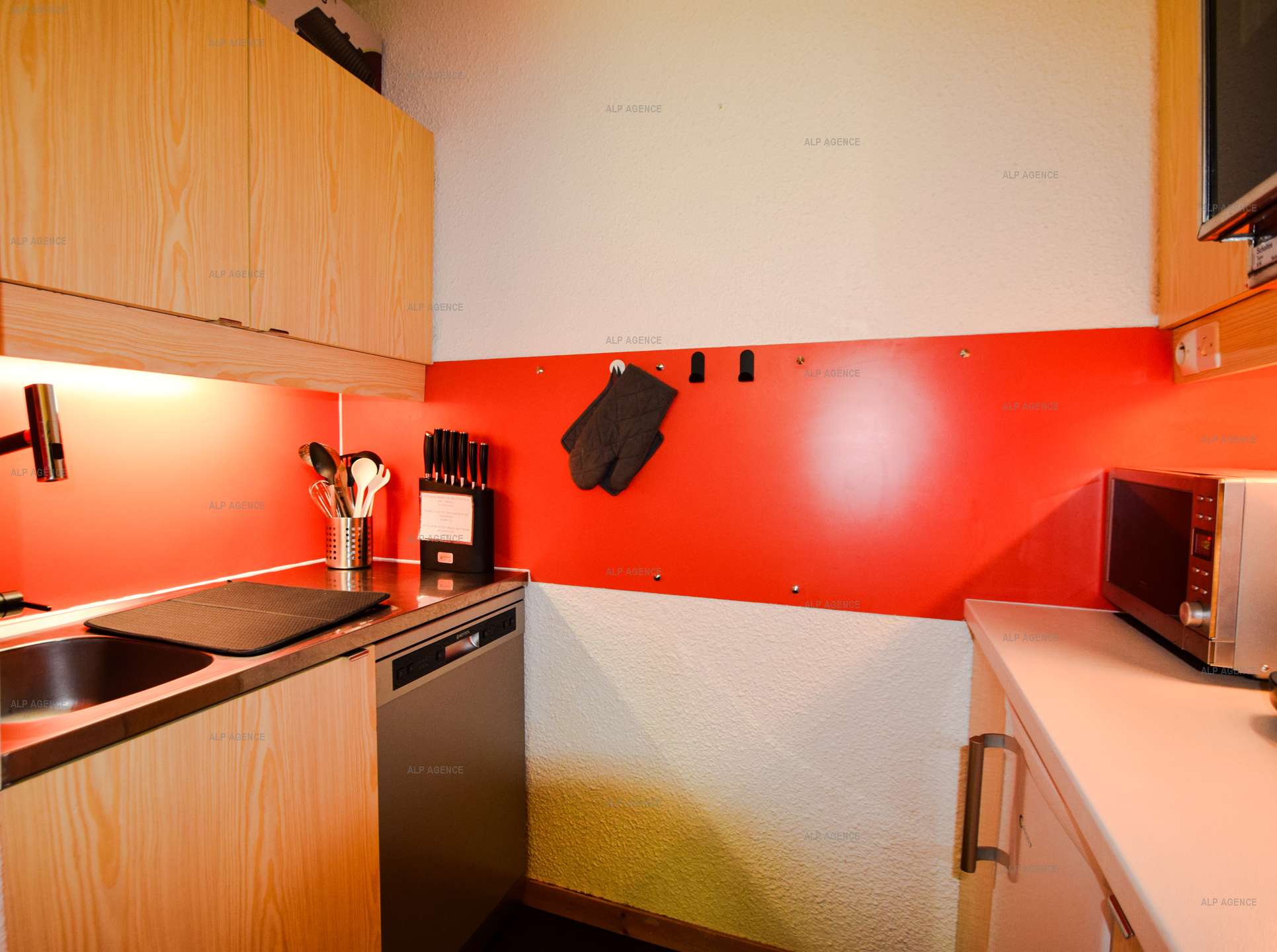 Studio divisible 4 pers - LES SOLDANELLES - 07SOL-PLAGNE VILLAGES - ref 07SOL - 5