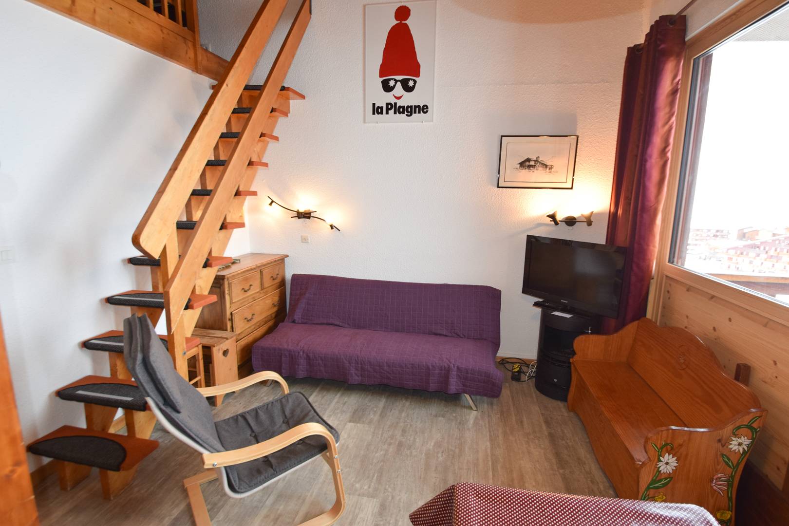 2 P div 6 pers. 6 couchages LES HAMEAUX I - PLAGNE VILLAGES - ref 419H1 - 1