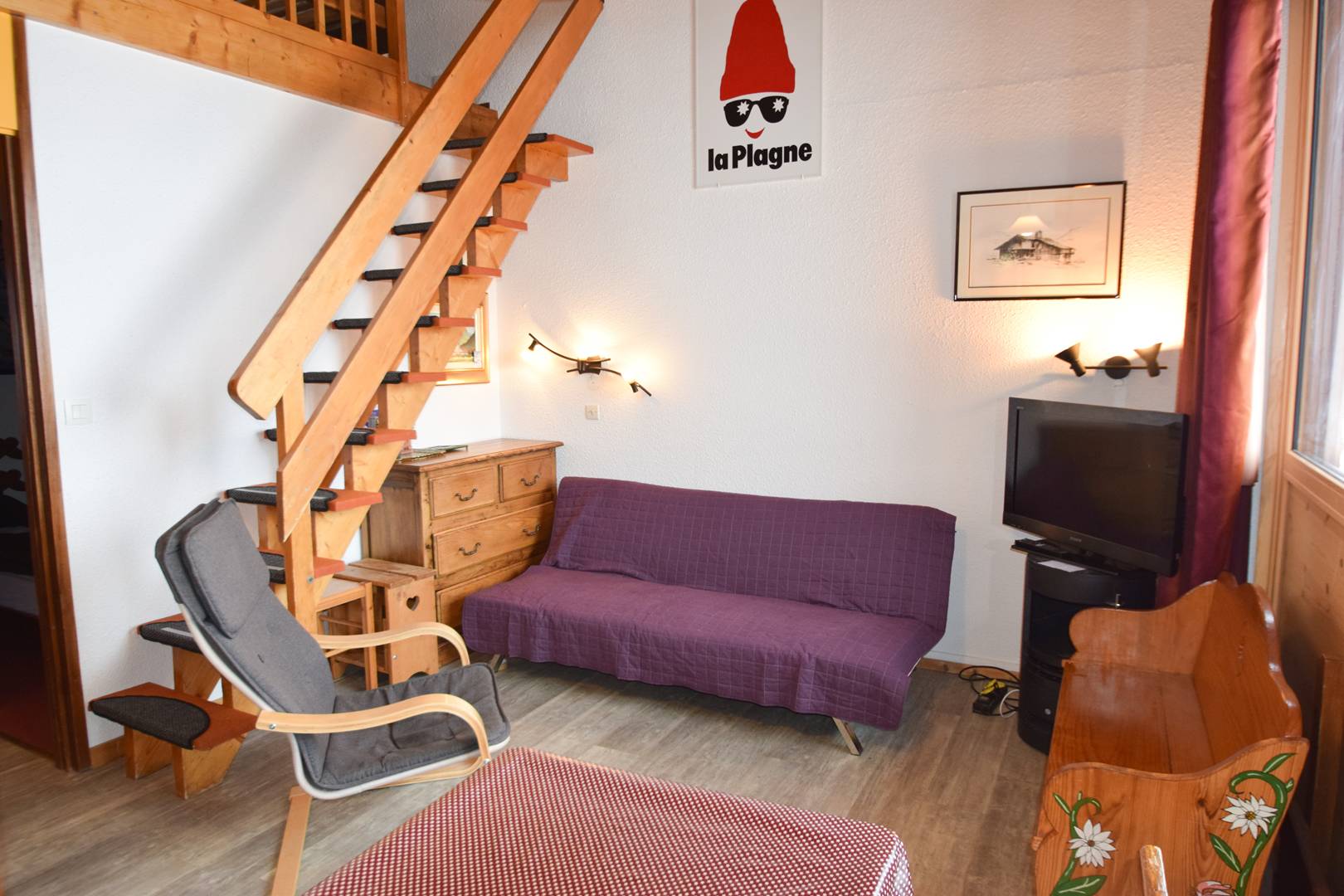2 P div 6 pers. 6 couchages LES HAMEAUX I - PLAGNE VILLAGES - ref 419H1 - 2