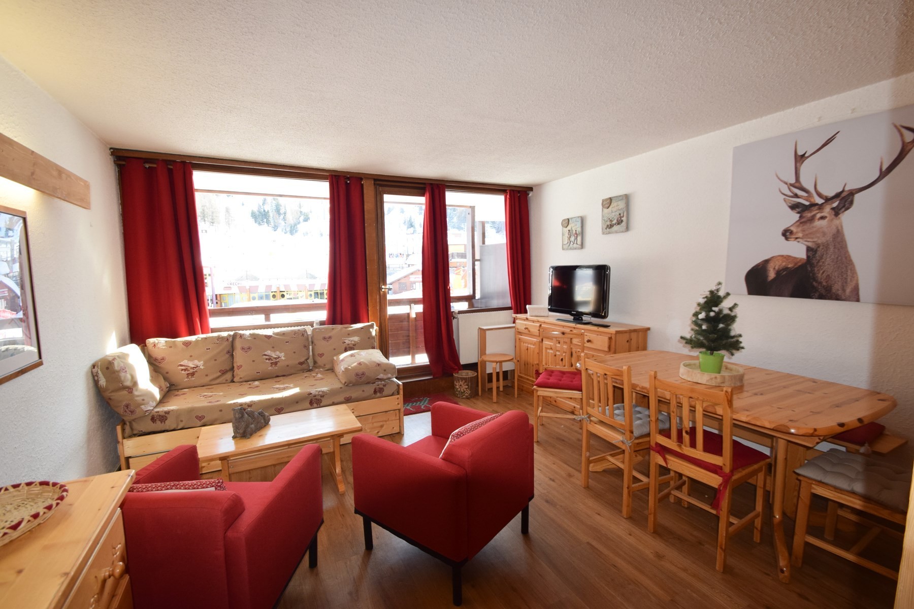3 Room Apt 6/7 people - LE VERCORS - PLAGNE CENTRE - ref 104VR - 1