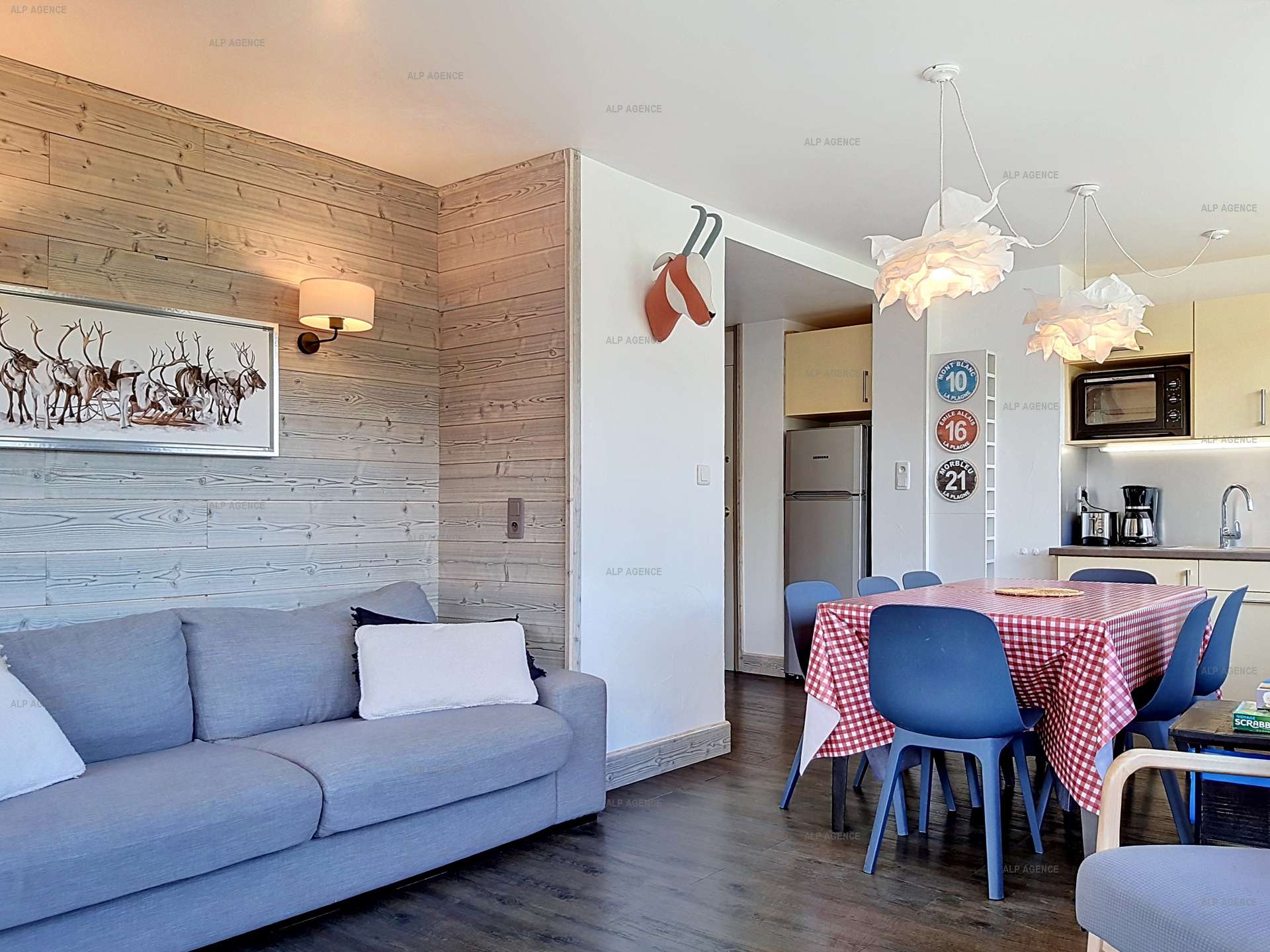 3 Bedrooms Apt 8/10 people - LE MONT-BLANC 134MB - PLAGNE CENTRE - ref 134MB - 1