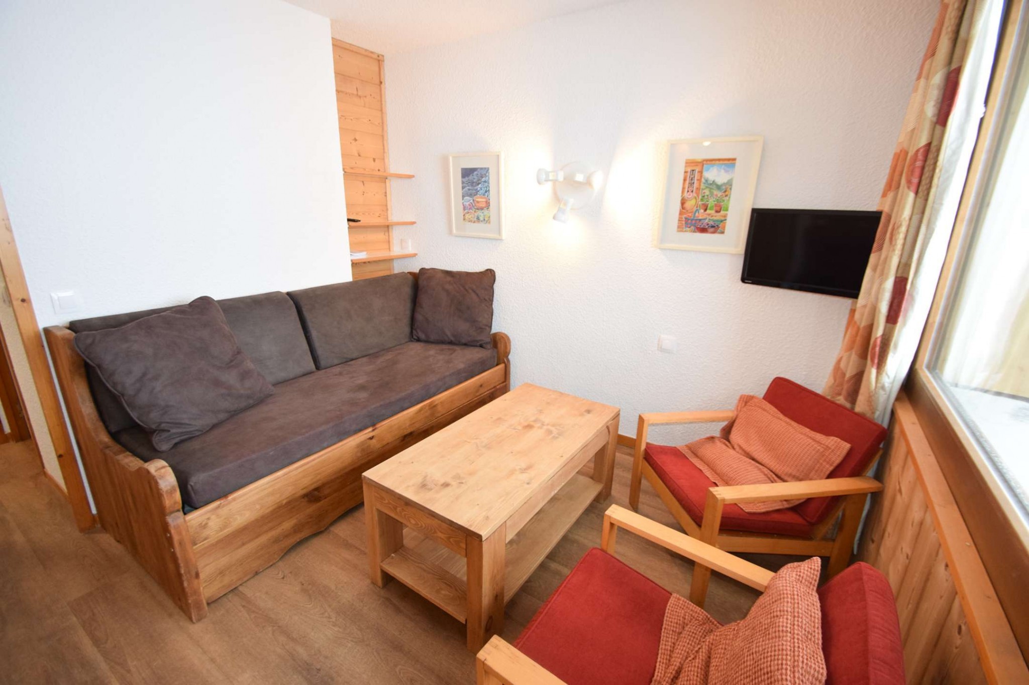 Studio divisible 4 pers - LE SQUAW VALLEY - PLAGNE VILLAGES - ref 040SQ - 1