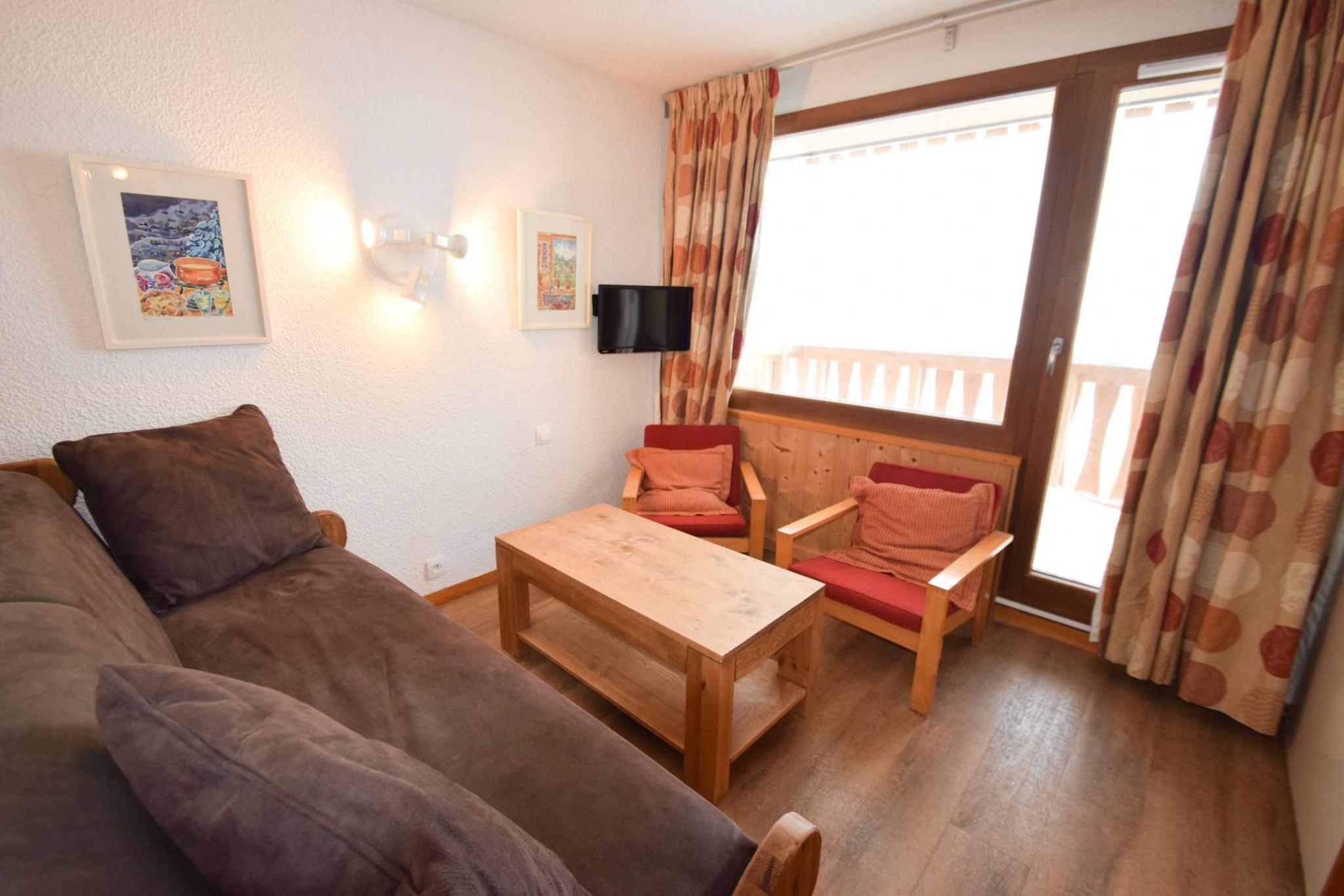 Studio divisible 4 pers - LE SQUAW VALLEY - PLAGNE VILLAGES - ref 040SQ - 2