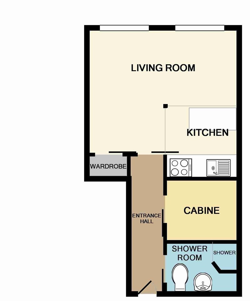 Studio Cabine 4/5 pers - LE VERCORS - PLAGNE CENTRE - ref 112VR - 2