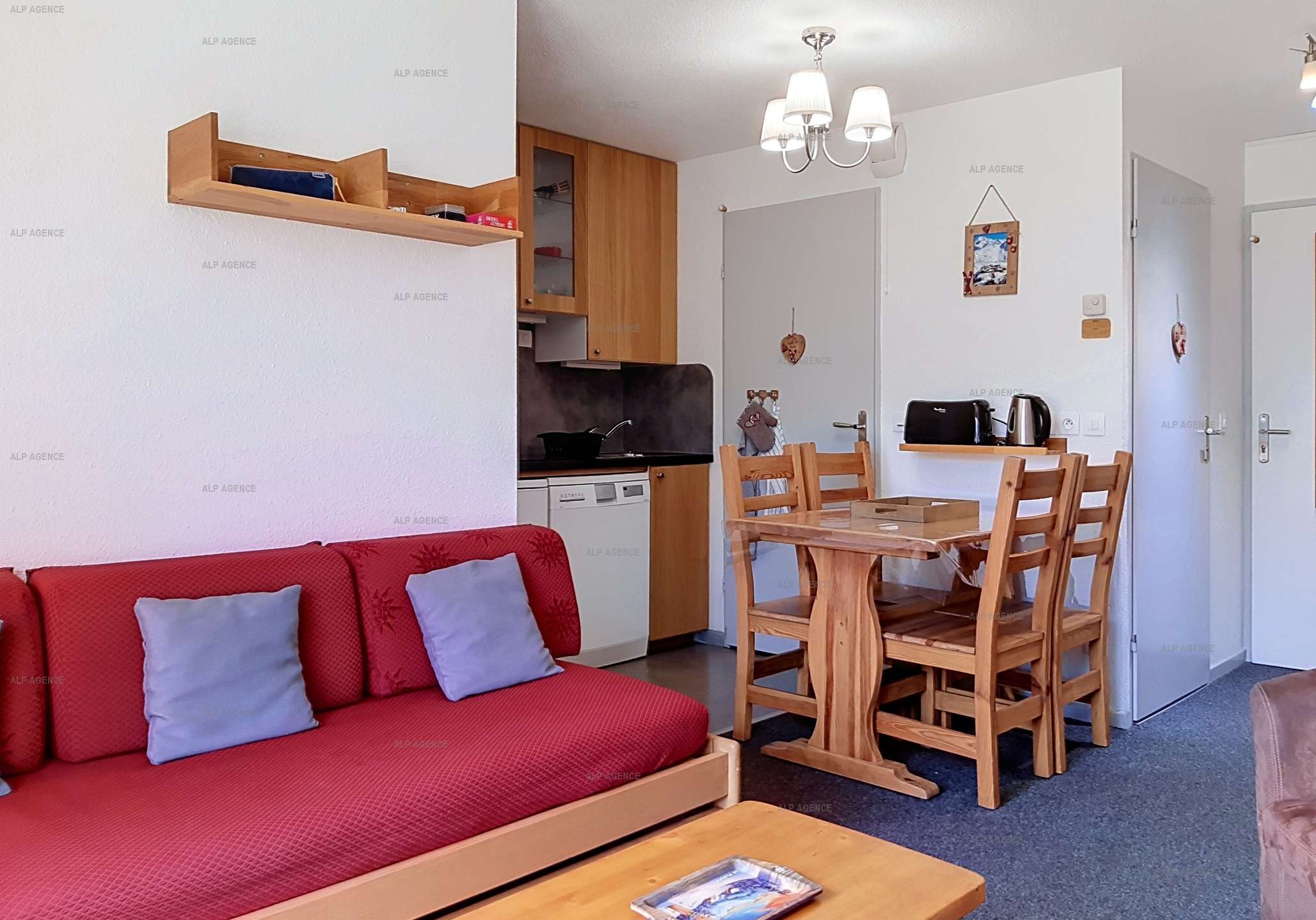 2 Pièces 4 pers - LE CERVIN - 518CE - PLAGNE SOLEIL - ref 518CE - 3