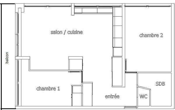 3 Rooms 6 people - LE MONT-BLANC-  072MB -PLAGNE CENTRE - ref 072MB - 13