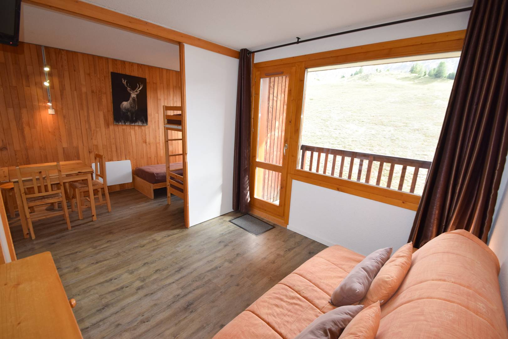 Studio divisible 4/5 pers - WIFI - LE SAPPORO - PLAGNE VILLAGES - ref 026SA - 2