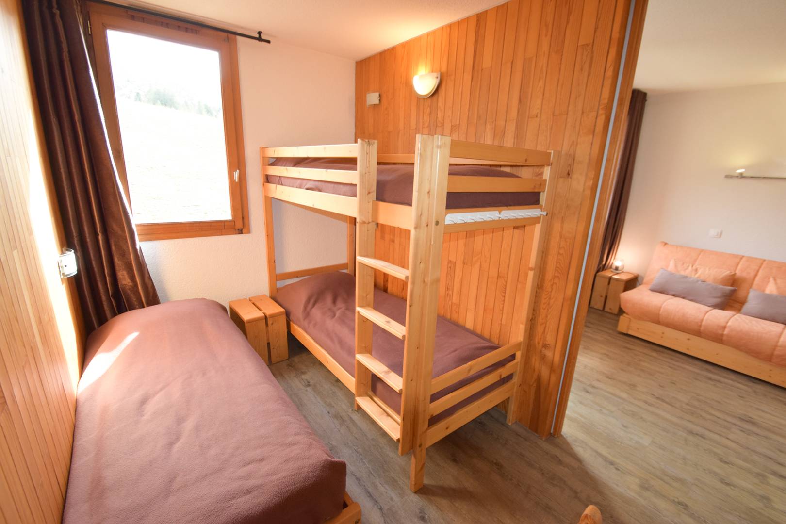 Studio divisible 4/5 pers - WIFI - LE SAPPORO - PLAGNE VILLAGES - ref 026SA - 4