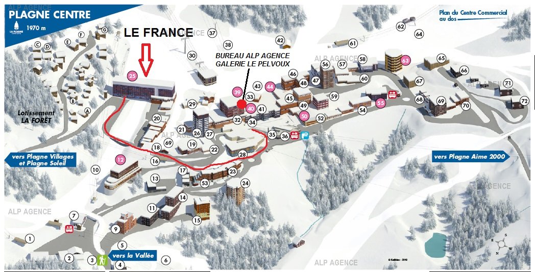 4 Pièces 6/7 pers - LE FRANCE -  927FR - PLAGNE CENTRE - ref 927FR - 14